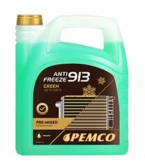 Антифриз Pemco 913 Green -40°C, 5 л цена и информация | Очищающие и охлаждающие жидкости | 220.lv