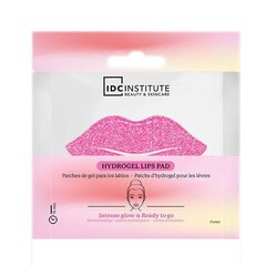 Lūpu maska ​​IDC Institute Glitter Lip Pads Pink, 1 gab. cena un informācija | Sejas maskas, acu maskas | 220.lv