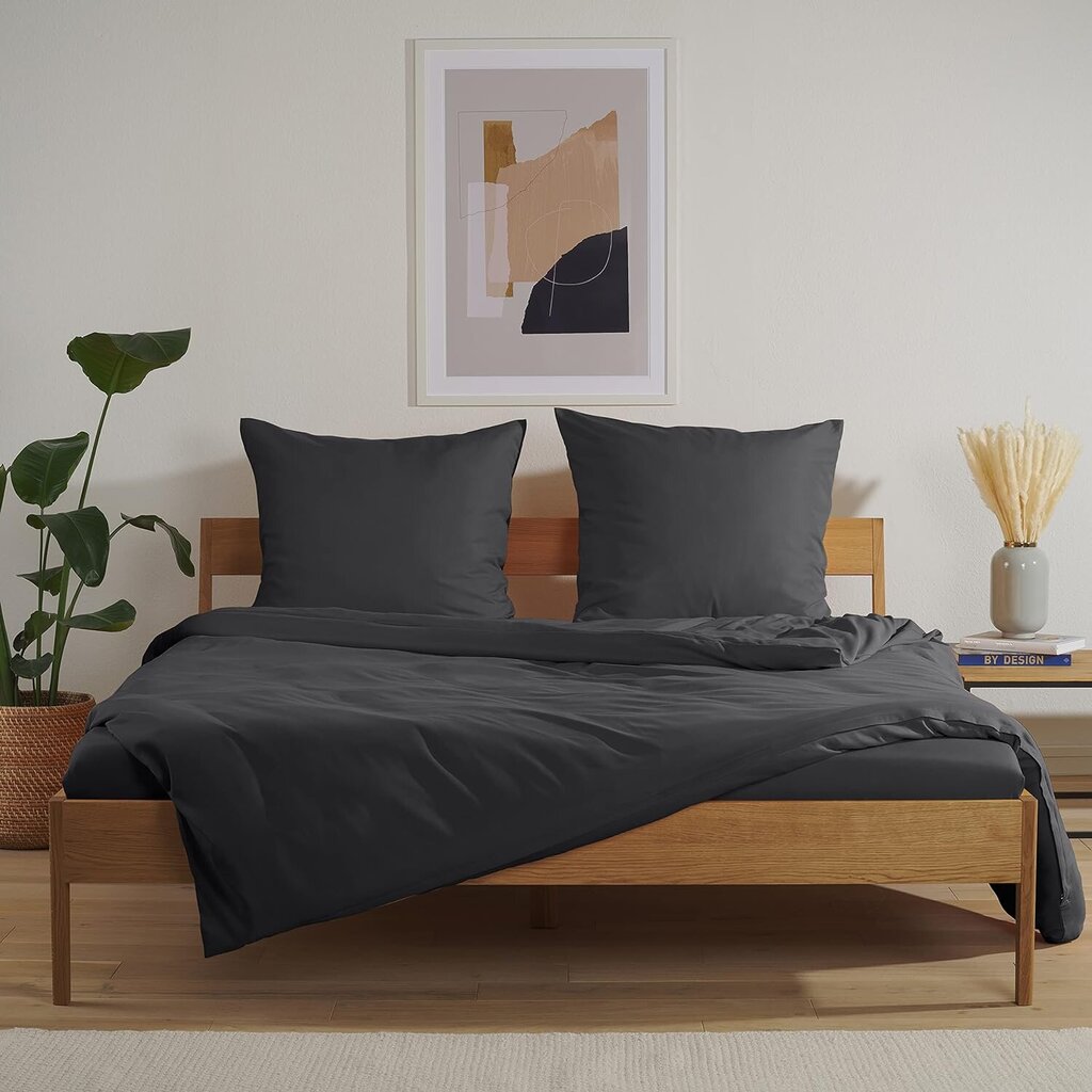 Blumtal gultas veļas komplekts, 260x220cm, 50x75cm, melns cena un informācija | Gultas veļas komplekti | 220.lv