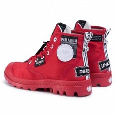 Ботинки Palladium Pampa Lite Overlab для женщин, красные цена и информация | Женские сапоги | 220.lv
