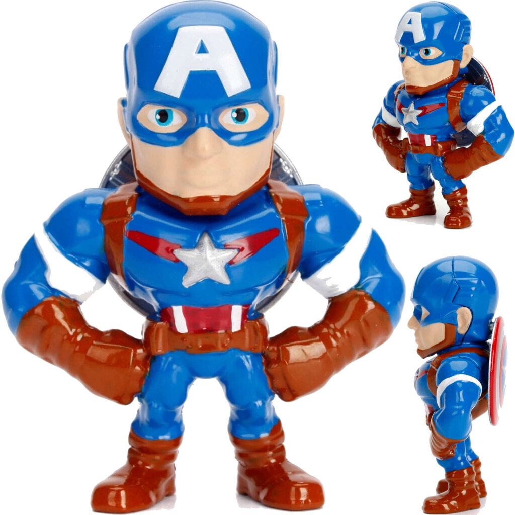 Figūra Jada Toys Captain America, 8 cm cena un informācija | Rotaļlietas zēniem | 220.lv