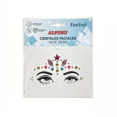 Наклейки на лицо-кристаллы Alpino Festival цена и информация | Карнавальные костюмы, парики и маски | 220.lv