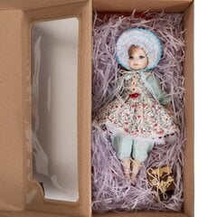 Кукла ручной работы в подарочной коробке, 25см цена и информация | Мягкие игрушки | 220.lv