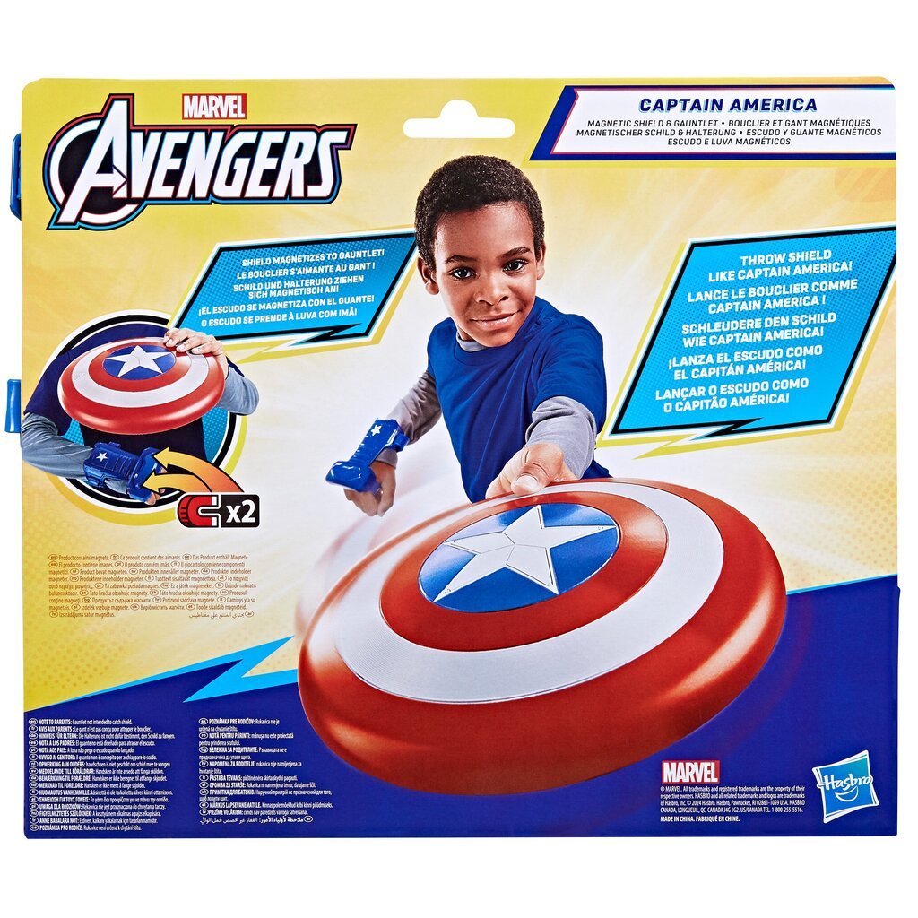Magnētiskais vairogs un bruņu cimds Avengers cena un informācija | Rotaļlietas zēniem | 220.lv