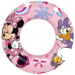 Надувной детский плавательный круг Bestway Minnie, 56 см, розовый цена и информация | Надувные и пляжные товары | 220.lv