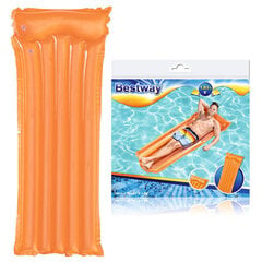 Piepūšamais matracis Bestway Beach Deluxe, 183 x 76 cm, oranžs cena un informācija | Piepūšamās rotaļlietas un pludmales preces | 220.lv