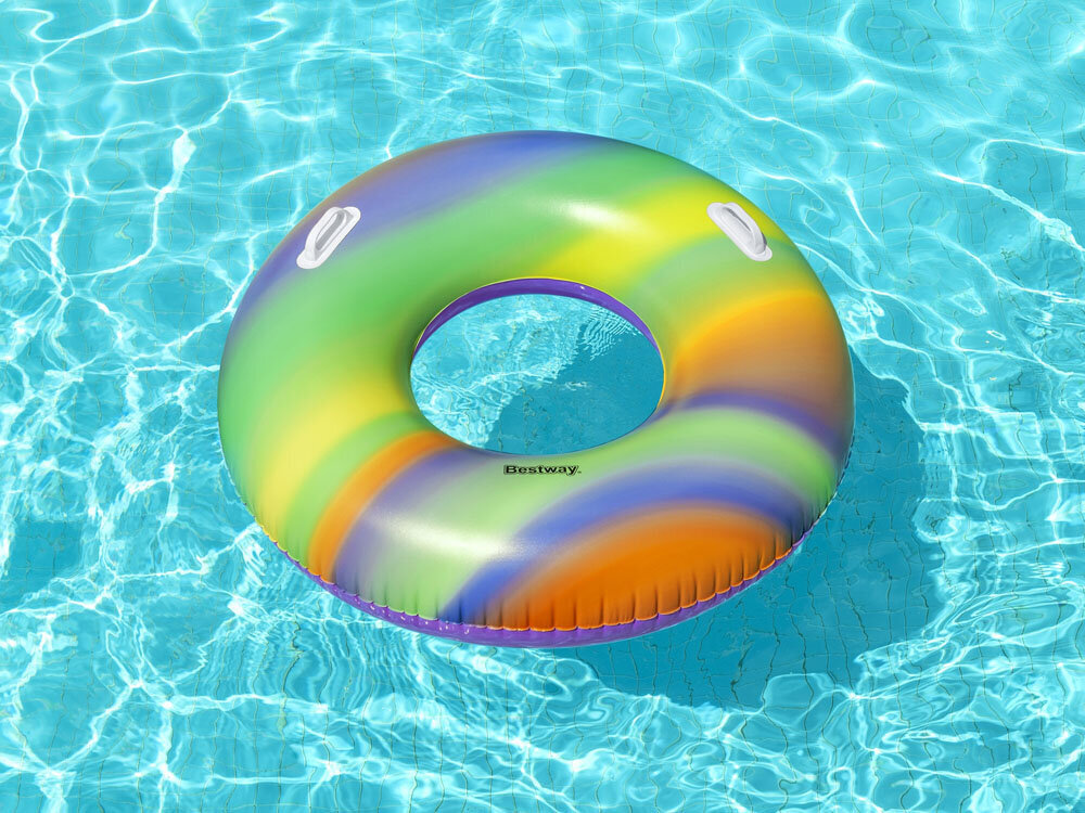Piepūšamais peldēšanas ritenis Bestway, 119 cm цена и информация | Ūdens, smilšu un pludmales rotaļlietas | 220.lv