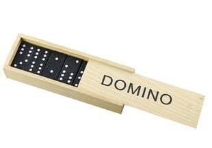 Klasiskā spēle Domino koka kastē, 28 gab. cena un informācija | Domino Rotaļlietas, bērnu preces | 220.lv