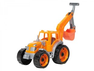 Rotaļlietu traktors ar kausu, dzeltens cena un informācija | Rotaļlietas zēniem | 220.lv