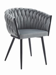 Комплект из 2-х стульев Leobert Orion, черный/серый цена и информация | Стулья для кухни и столовой | 220.lv
