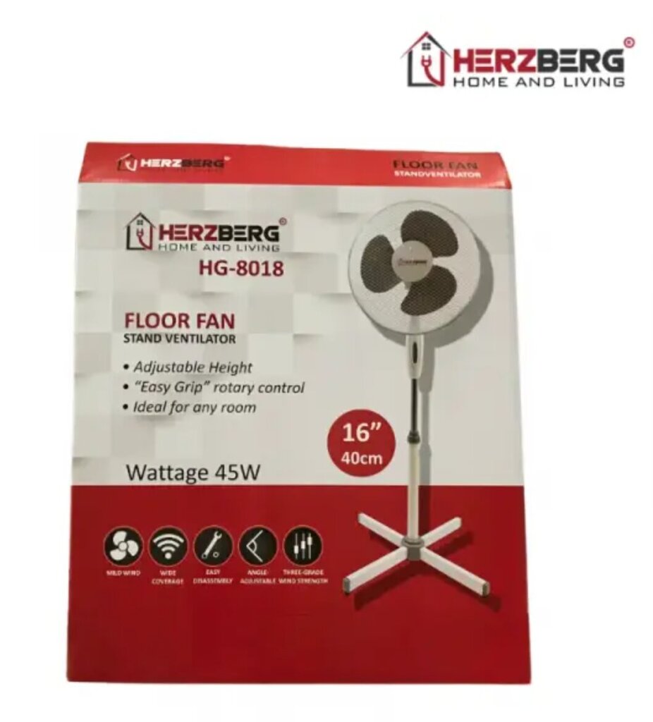 Ventilators Herzberg HG-8018 цена и информация | Ventilatori | 220.lv