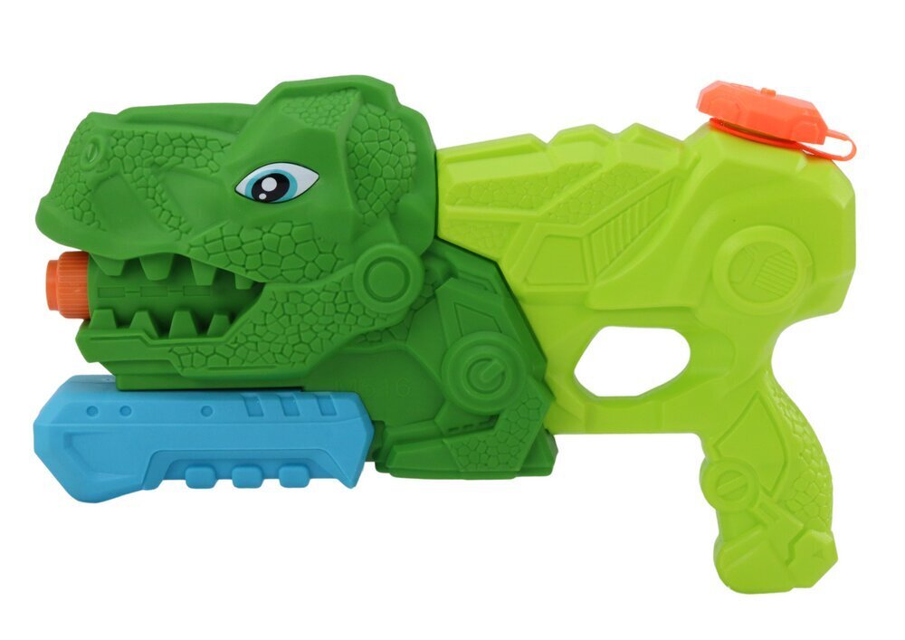 Dinozauru ūdens pistole, zaļa, 1000 ml cena un informācija | Ūdens, smilšu un pludmales rotaļlietas | 220.lv