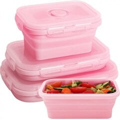 Сжимаемые контейнеры для пищевых продуктов Bahar, 3 шт. цена и информация | Посуда для хранения еды | 220.lv