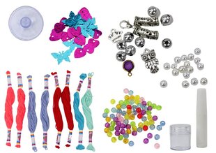Детский станок для изготовления украшений с аксессуарами Lean Toys цена и информация | Игрушки для девочек | 220.lv