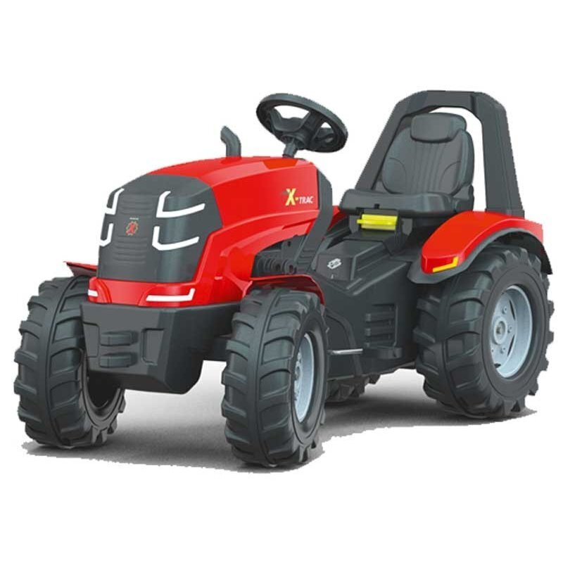 Pedāļu traktors ar kausu Rolly Toys X-Track, sarkans cena un informācija | Rotaļlietas zēniem | 220.lv