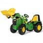 Traktors ar pedāļiem un kausu Rolly Toys X-Track Premium, zaļš cena un informācija | Rotaļlietas zēniem | 220.lv