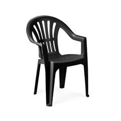 Krēsls Kona, melna цена и информация | Садовые стулья, кресла, пуфы | 220.lv
