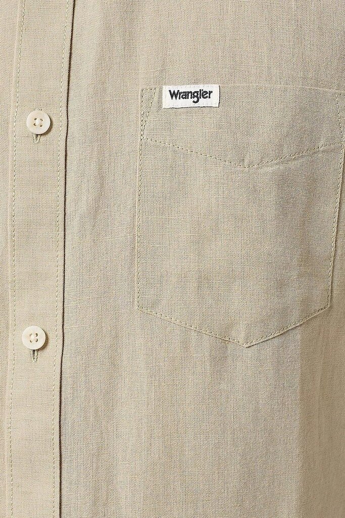Krekls vīriešiem Wrangler 112352189, bēšs cena un informācija | Vīriešu krekli | 220.lv