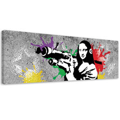 Glezna Banksy Mona Lisa Bazooka цена и информация | Картины | 220.lv