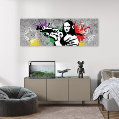 Glezna Banksy Mona Lisa Bazooka цена и информация | Картины | 220.lv