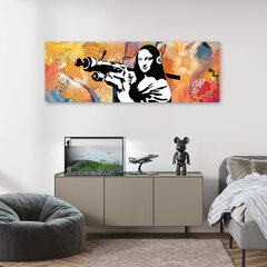 Glezna Banksy Mona Lisa Bazooka цена и информация | Картины | 220.lv