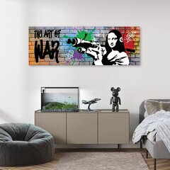 Glezna Banksy Mona Lisa Bazooka cena un informācija | Gleznas | 220.lv