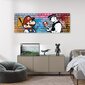 Glezna Banksy Super Mario un Cop цена и информация | Gleznas | 220.lv