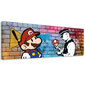 Glezna Banksy Super Mario un Cop цена и информация | Gleznas | 220.lv