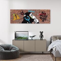 Glezna Banksy DJ pērtiķis cena un informācija | Gleznas | 220.lv