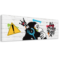Glezna Banksy DJ pērtiķis цена и информация | Картины | 220.lv