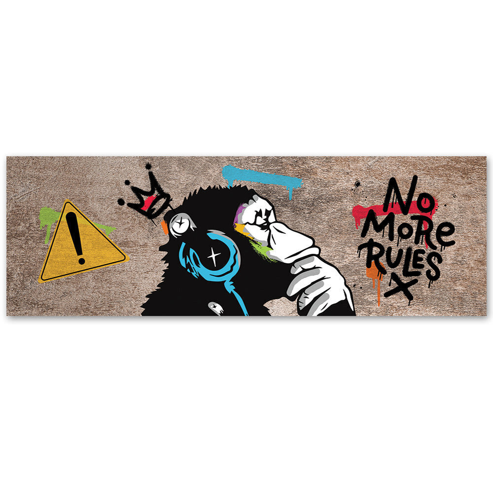Glezna Banksy DJ pērtiķis цена и информация | Gleznas | 220.lv
