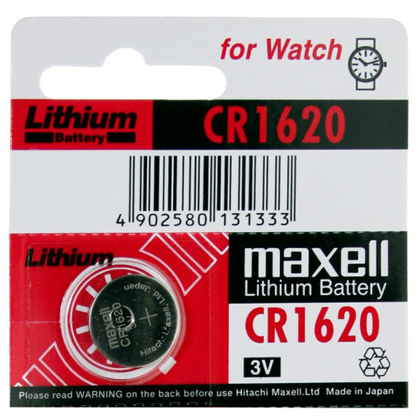 Maxell CR1620 baterija 1 gab. cena un informācija | Baterijas | 220.lv