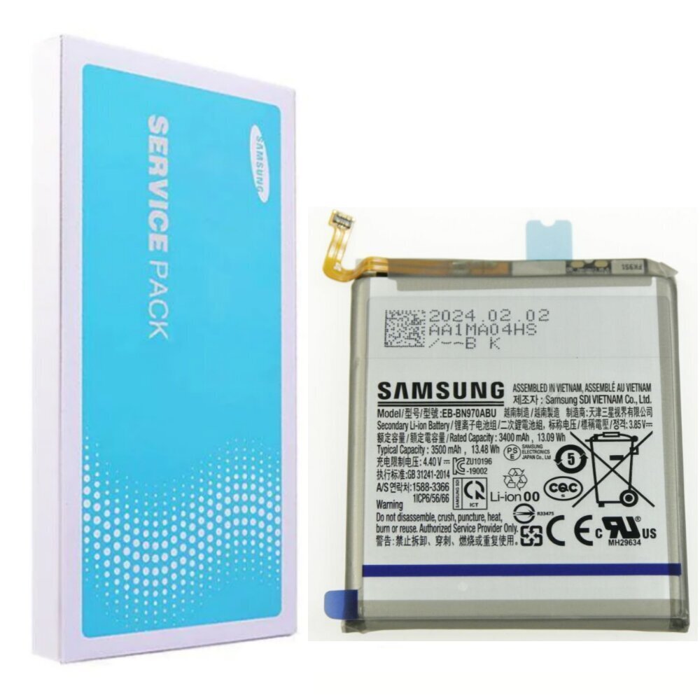 Samsung EB-BN970ABU Service Pack цена и информация | Akumulatori mobilajiem telefoniem | 220.lv