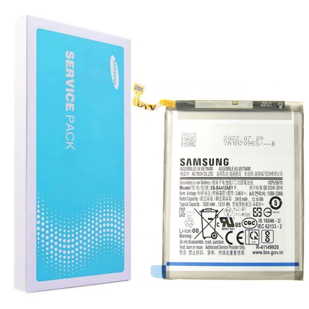 Samsung EB-BA415ABY Service Pack цена и информация | Akumulatori mobilajiem telefoniem | 220.lv
