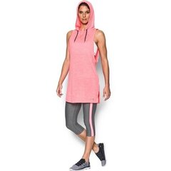 Женская футболка UNDER ARMOR TECH HOODED TUNIC TWIST, розовая 15001-2 цена и информация | Спортивная одежда для женщин | 220.lv