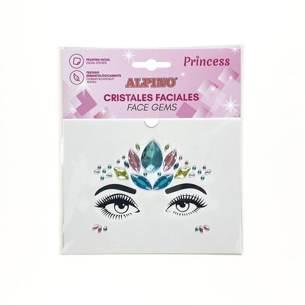 Sejas uzlīmes - kristāli Alpino Princess cena un informācija | Karnevāla kostīmi, maskas un parūkas | 220.lv