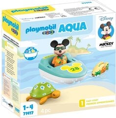 71417 PLAYMOBIL® 1.2.3 & Disney: Mickey's Boat Tour, Ūdens rotaļlietas cena un informācija | Konstruktori | 220.lv