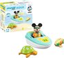 71417 PLAYMOBIL® 1.2.3 & Disney: Mickey's Boat Tour, Ūdens rotaļlietas цена и информация | Konstruktori | 220.lv