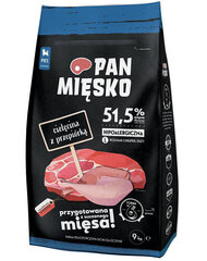 Pan Mięsko для собак крупных пород с телятиной и птицей, 20 кг цена и информация | Сухой корм для собак | 220.lv