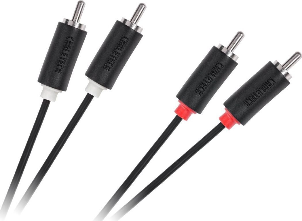 Cabletech 2RCA, 1.8 m цена и информация | Kabeļi un vadi | 220.lv