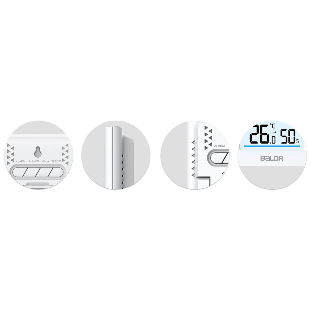Laika stacijas, Balor BD-911 цена и информация | Meteostacijas, āra termometri | 220.lv