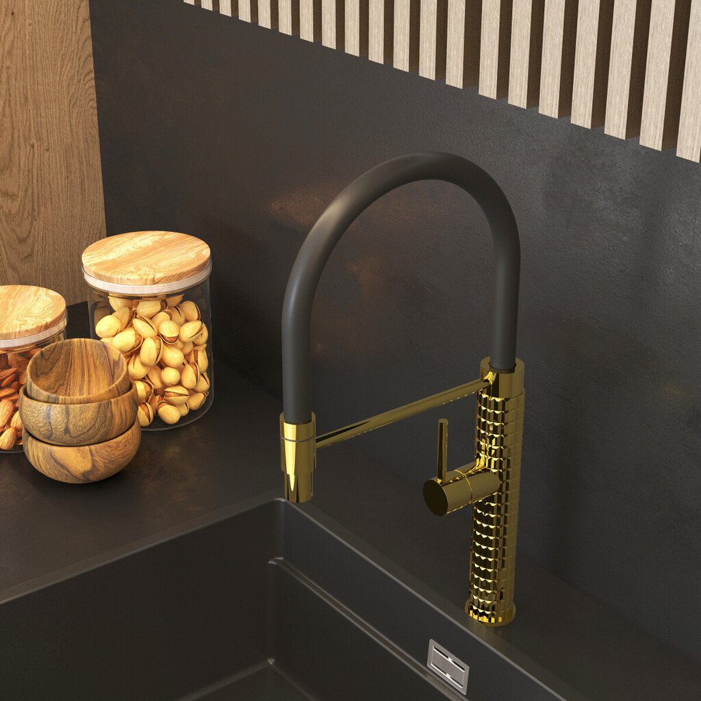 Virtuves maisītājs Granitan Fano, zelta цена и информация | Ūdens maisītāji virtuvei | 220.lv