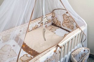 Bērnu gultiņas aizsargs, 360 cm, bēšs cena un informācija | Bērnu drošības preces | 220.lv