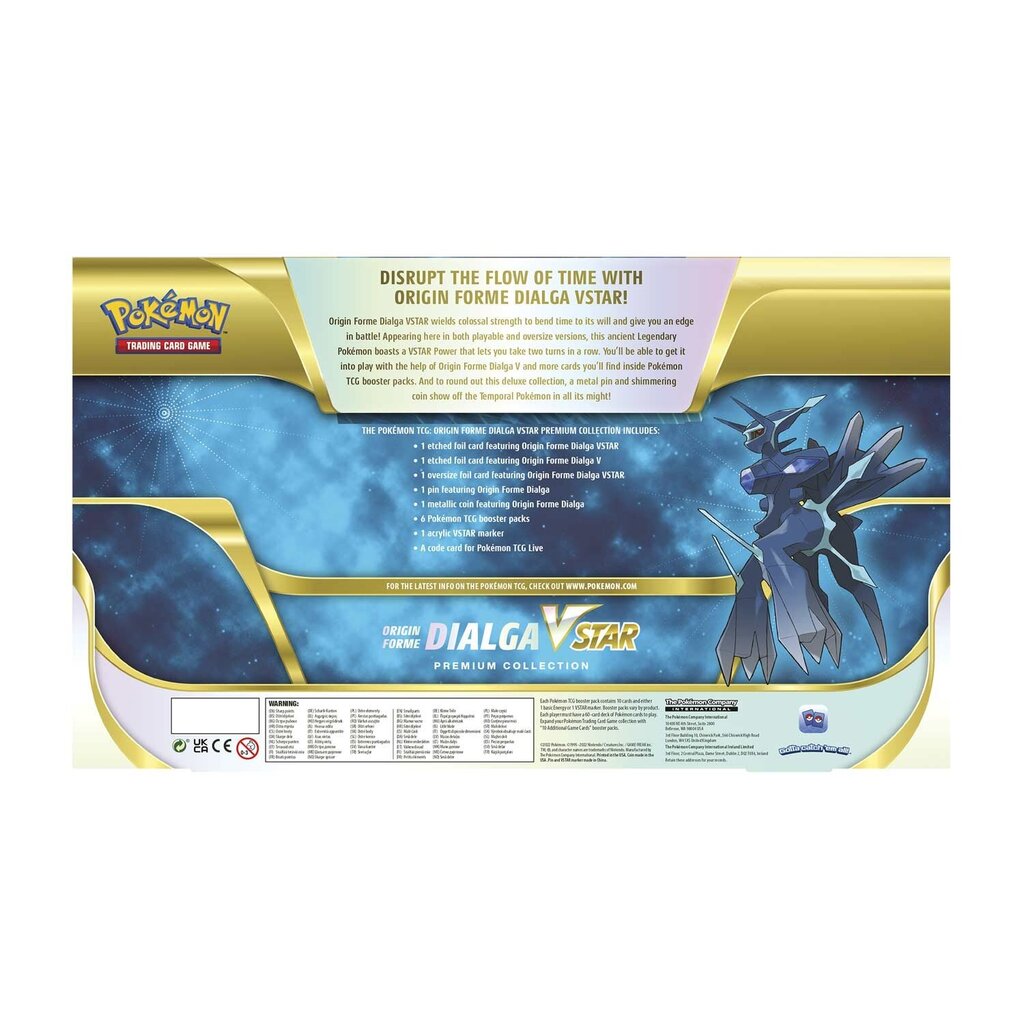 Pokemon TCG Origin Forme Dialga VStar Premium Collection цена | 220.lv