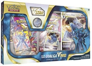 Spēles komplekts Pokemon TCG Origin Forme Dialga VStar Premium Collection cena un informācija | Galda spēles | 220.lv