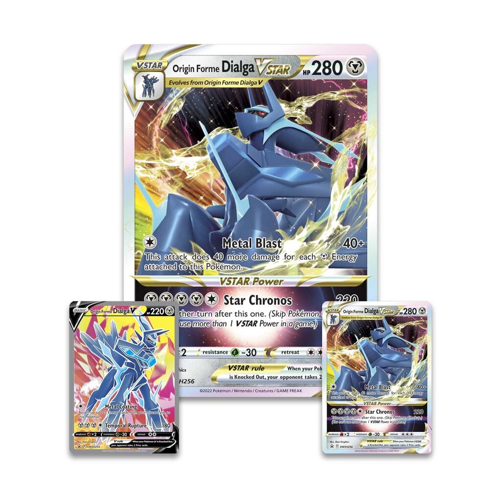 Pokemon TCG Origin Forme Dialga VStar Premium Collection цена | 220.lv