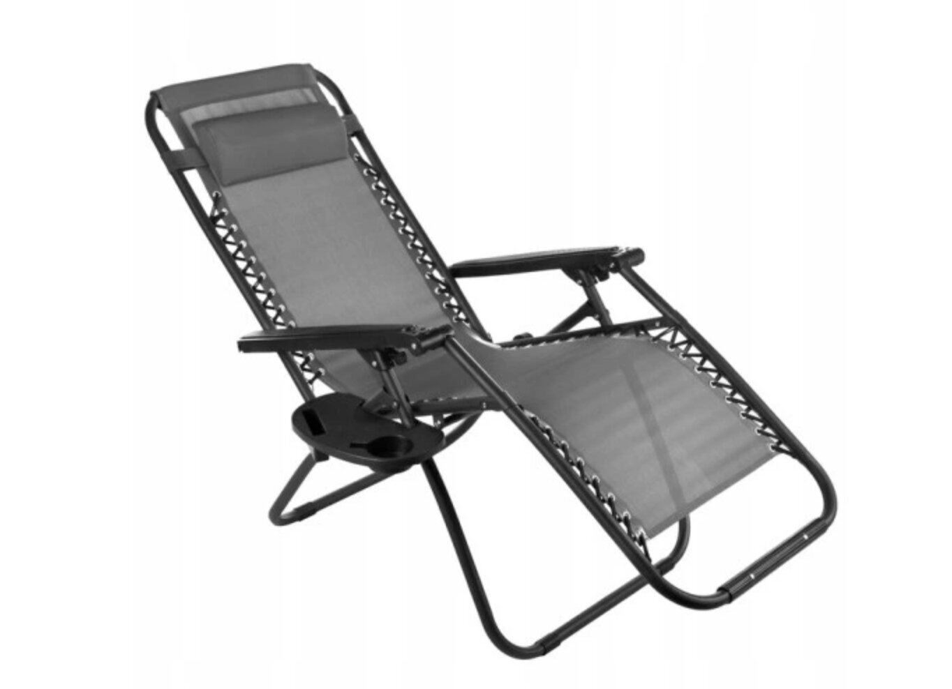 Āra krēsls, melns цена и информация | Dārza krēsli | 220.lv