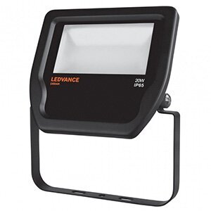 LED prožektors Ledvance 20W/3000K SYM 100, melns цена и информация | Āra apgaismojums | 220.lv