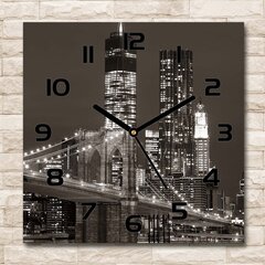 Stikla Pulkstenis Manhetena Ņujorka cena un informācija | Pulksteņi | 220.lv