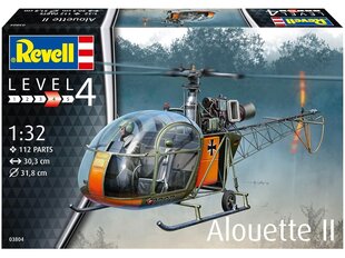 Конструктор Revell - Aerospatiale Alouette II, 1/32, 03804 цена и информация | Конструкторы и кубики | 220.lv